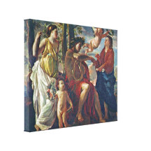 Nicolas Poussin - inspiration du poète Toiles Tendues Sur Châssis