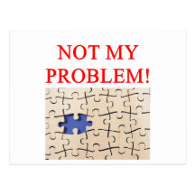 niet mijn probleem! wens kaart