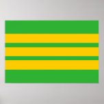 Nieuw Lekkerland, de vlag van Nederland Print