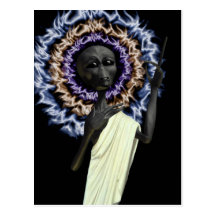 Nieuwe Vreemde Jesus Designs Wenskaart