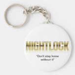 NightlockLogoCC, "blijft niet naar huis zonder het Sleutelhanger