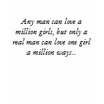 N'importe quel homme peut aimer million de filles,