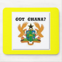No1 de T-shirt van Ghana en enz. Muis Mat