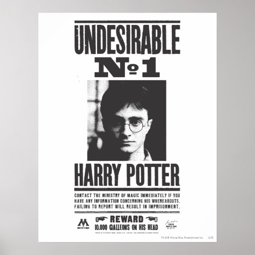NO1 indésirable Posters