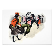 No. 5 de vie nocturne de Paris Cartons D'invitation
