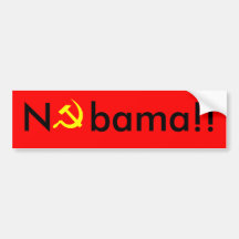 NObama ! ! communiste Adhésifs Pour Voiture
