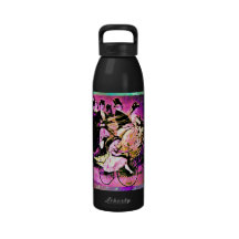 NOCE POURPRE ROSE NOIRE DE BICYCLETTE BOUTEILLE