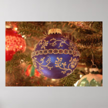 Noël bleu posters