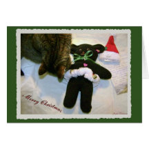 Noël de Bearette de nounours Joyeux ! Cartes De Vœux