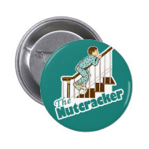 Noël de casse-noix badges avec agrafe