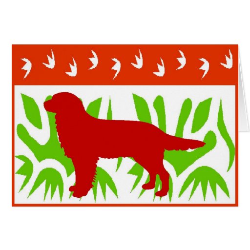 Noël de chien de chasse carte de vœux