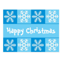Noël de flocon de neige cartes postales