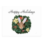 Noël de lapin cartes postales