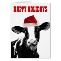 Noël de Mooey et année heureuse de MOO Carte