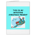Noël de PARACHUTISME Carte De Vœux