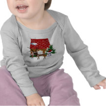 Noël de renne de vacances t-shirt
