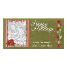 Noël de vacances de Photocard Photocarte
