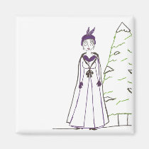 Noël déplaisant de Jane Austen magnets
