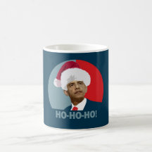 Noël d'Obama Ho Ho Ho Tasse À Café