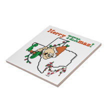 Noël du Texas Carreaux