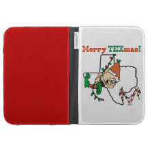 Noël du Texas Coques Folio Kindle