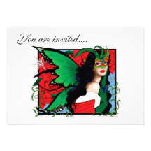Noël Fae Invitations
