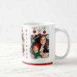 Noël fait sur commande de photo ornemente la tasse