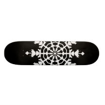 Noël heureux - cristal de glace - flocon de neige plateaux de planche à roulettes