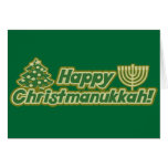 Noël heureux hanoukka Kwanzaa Cartes De Vœux