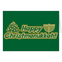 Noël heureux hanoukka Kwanzaa Cartes De Vœux