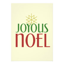Noel joyeux cartons d'invitation