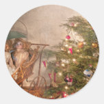 Noël - mon premier Noël Autocollant Rond