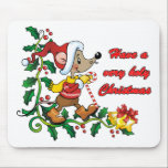 Noël saint de Mousie tapis de souris