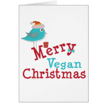 Noël végétalien cartes