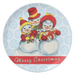 Noël vintage assiette