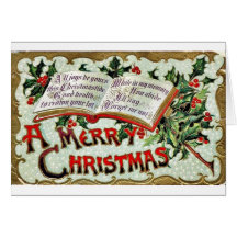 Noël vintage cartes de vœux