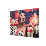 Noël - Vizsla - Budda Toile Tendue