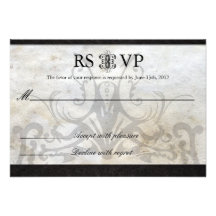 Noeud gaélique celtique épousant la carte de RSVP Invitation Personnalisable