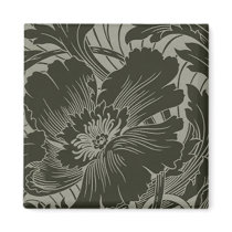 Noir aimant fleur de schéma