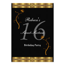 Noir de fête d'anniversaire du sweet sixteen 16 bristols
