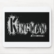 Noir de Kingman Arizona AZ Tapis De Souris