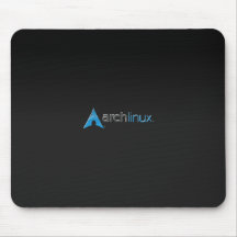 Noir de Linux de voûte Tapis De Souris