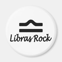 Noir de roche de Libras avec le symbole Aimant
