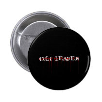 Noir du Chef de culte badges publicitaires