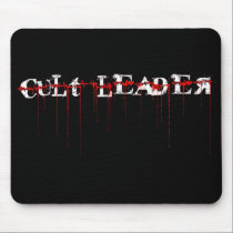Noir du Chef de culte tapis de souris