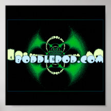 Noir et vert d'affiche de Boddlepod