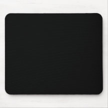 Noir solide tapis de souris