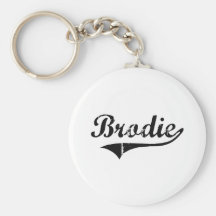 Nom classique de style de Brodie Porte-clefs