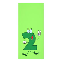 Nombre 1237 heureux de personnage de dessin animé  double carte en  couleur