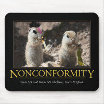 Non-conformité Demotivational Mousepad Tapis De Souris